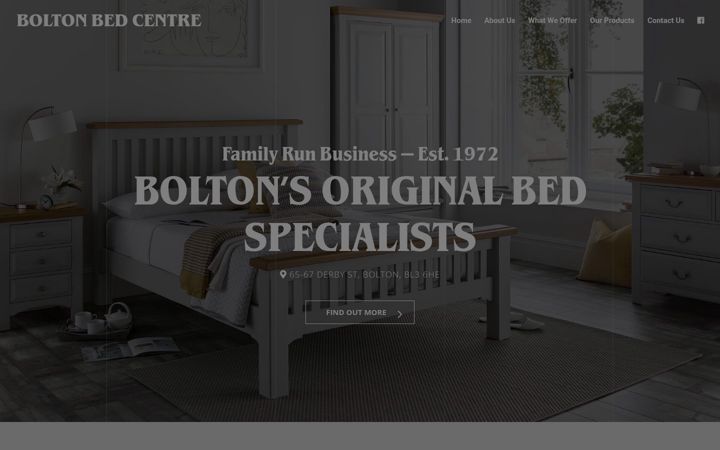 Screenshot of boltonbedcentre.co.uk