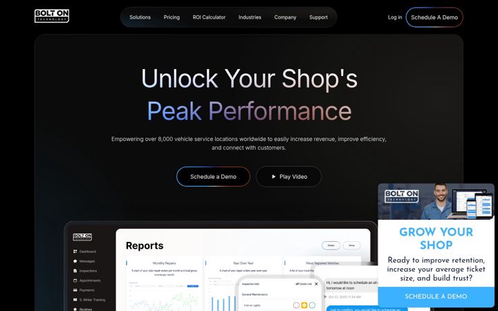 Screenshot of boltontechnology.com