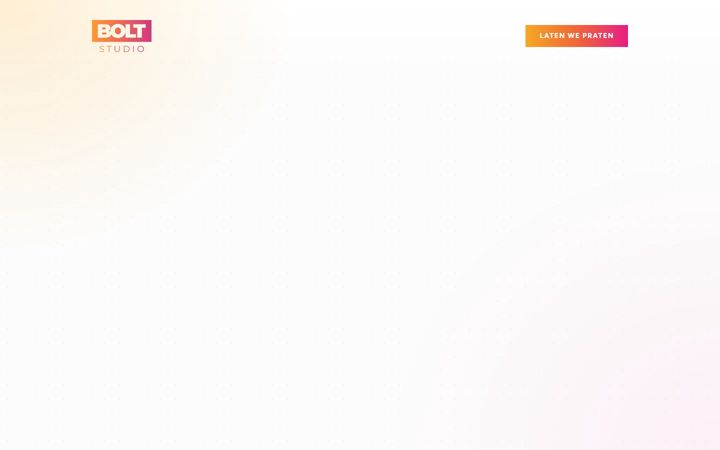 Screenshot of boltstudio.be
