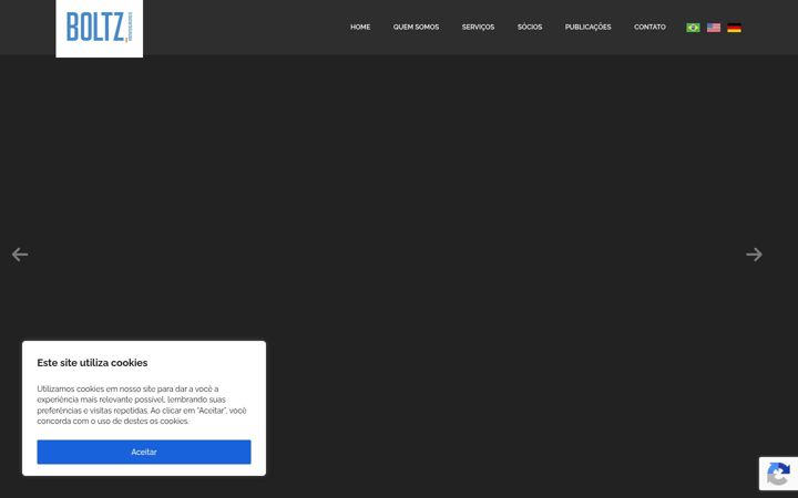 Captura de ecrã de boltzadvogados.com.br