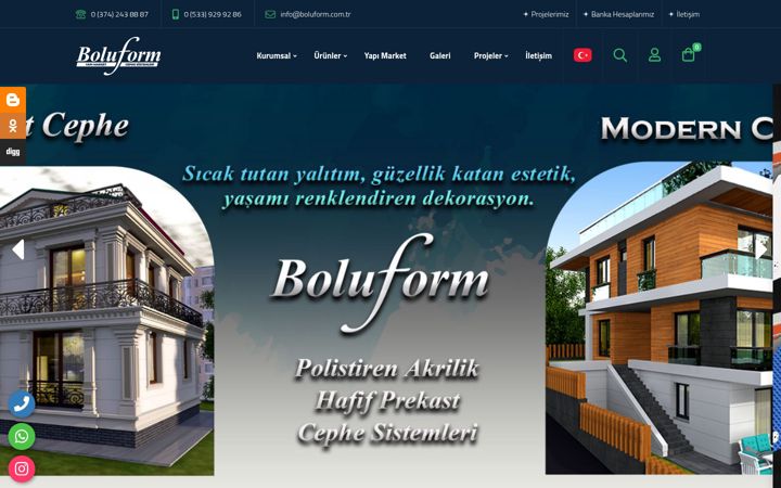 Screenshot of boluform.com.tr