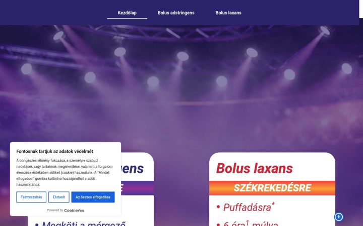 Screenshot of boluslaxans.hu