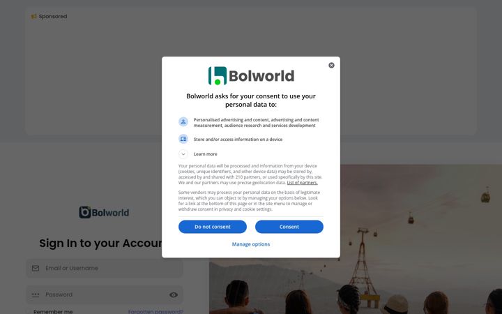 Capture d'écran de bolworld.com