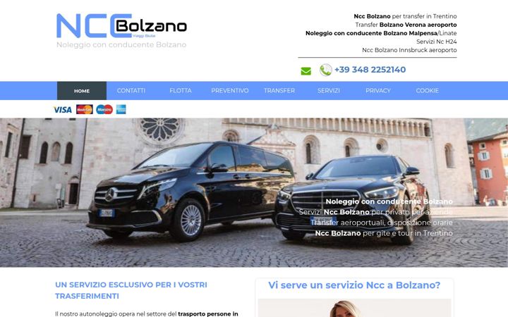 Screenshot of bolzanoncc.it