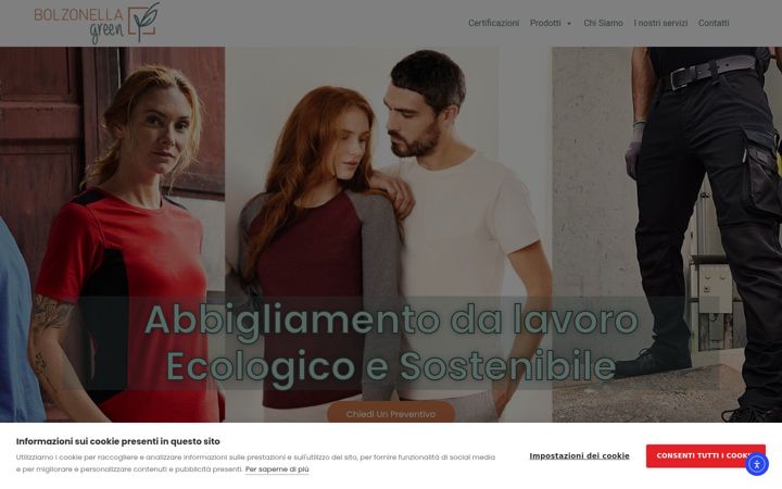 Ekraanipilt saidist bolzonellagreen.com