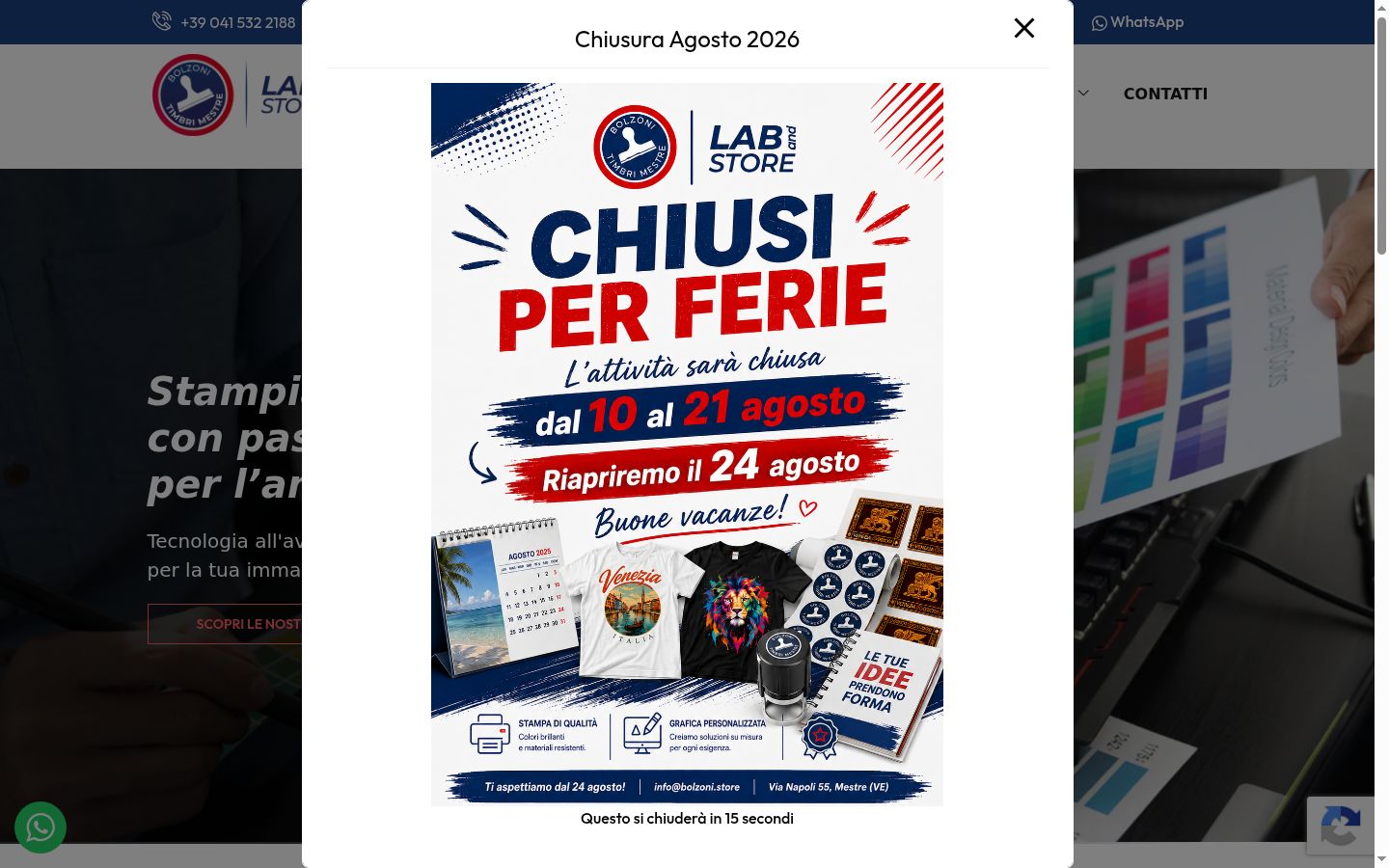 Screenshot des Einwilligungsbanners vor jeglicher Interaktion