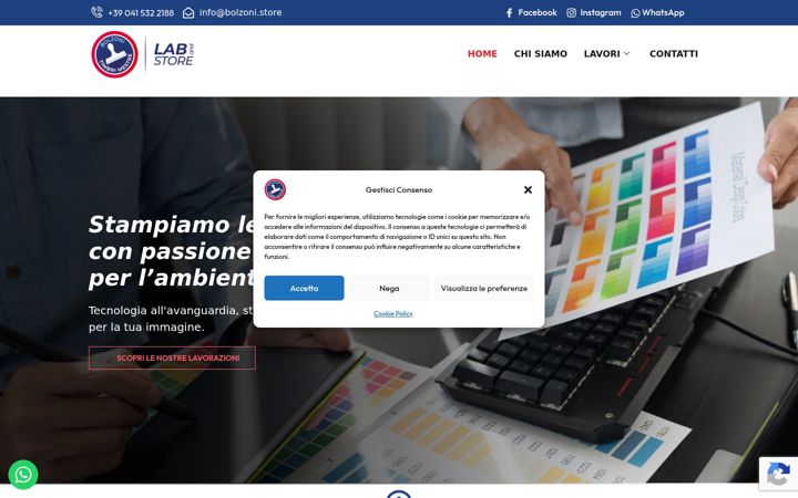 Screenshot of bolzoni.store