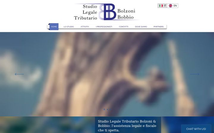 Screenshot of bolzonibobbio.com