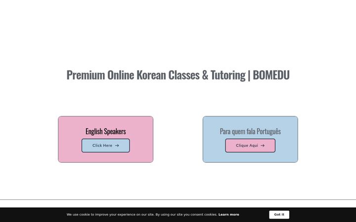 Screenshot ta' bom-edu.com