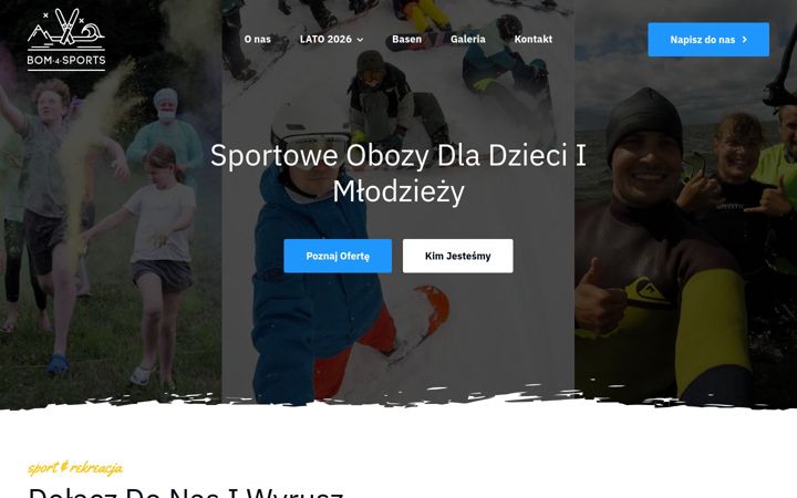 Screenshot of bom4sports.pl