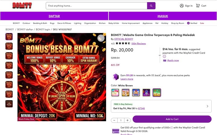 Screenshot of bom77s.org