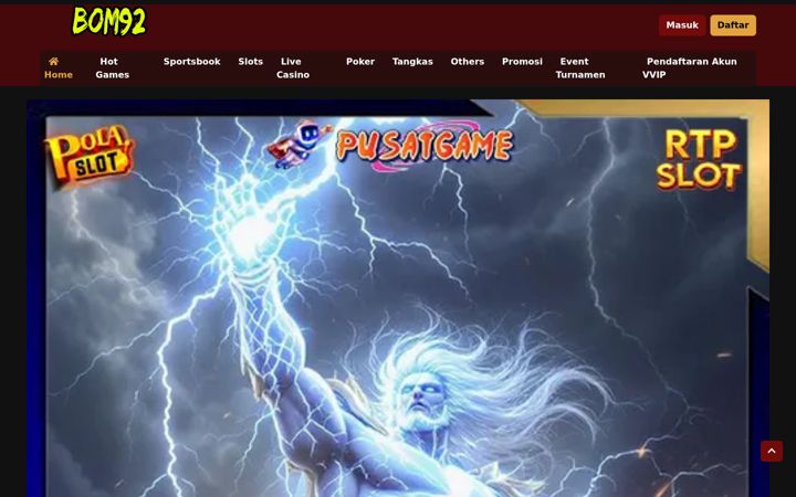 Screenshot of bom92.com