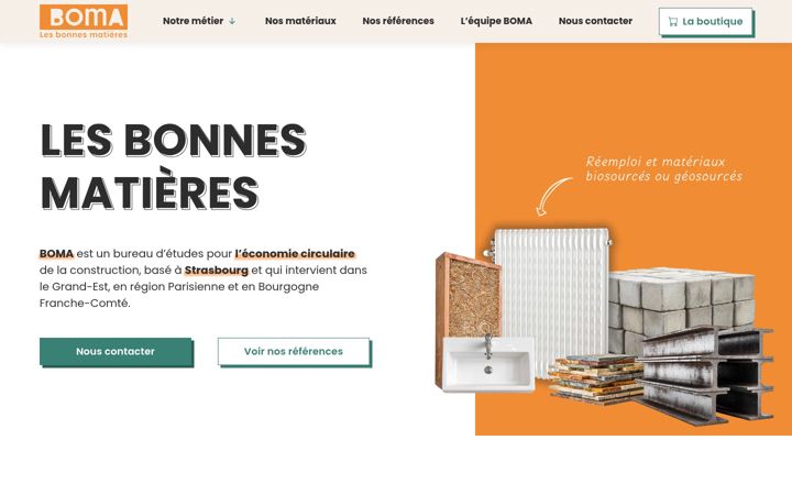 Screenshot of boma.alsace