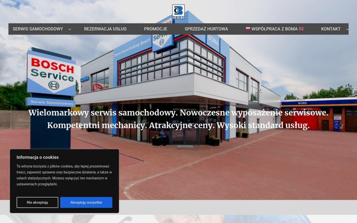 Screenshot of boma.pl