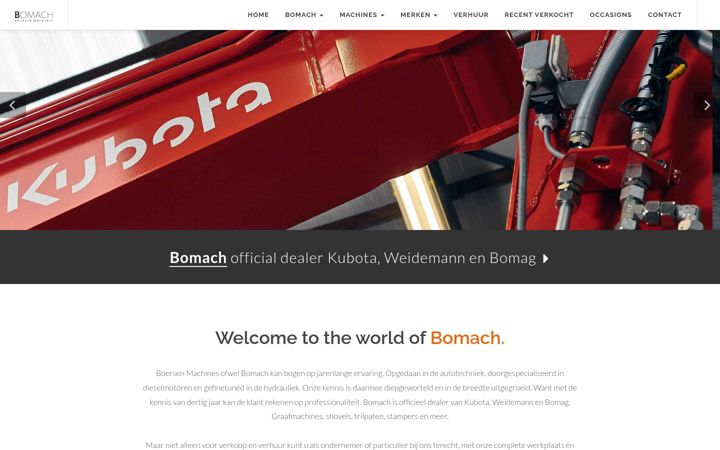 Screenshot di bomach.nl