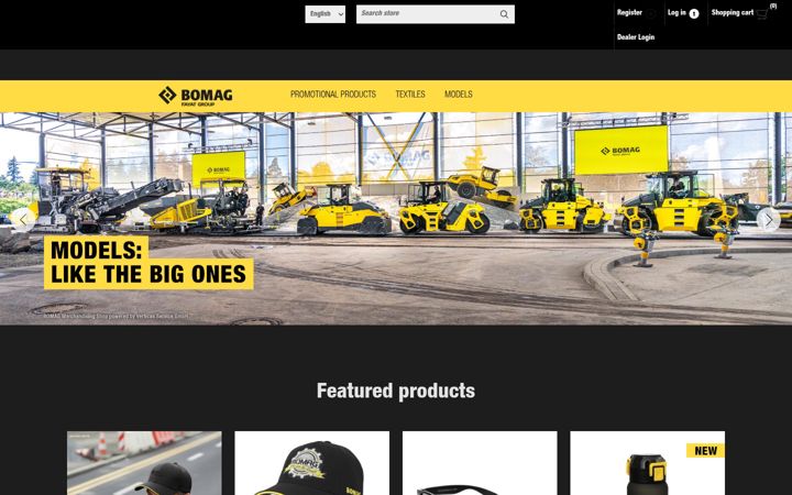 Ekrano kopija bomag-shop.com