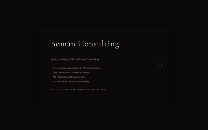 Ekrano kopija bomanconsulting.com