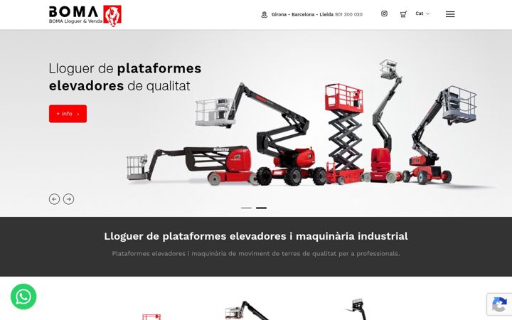 Screenshot ta' bomarent.com