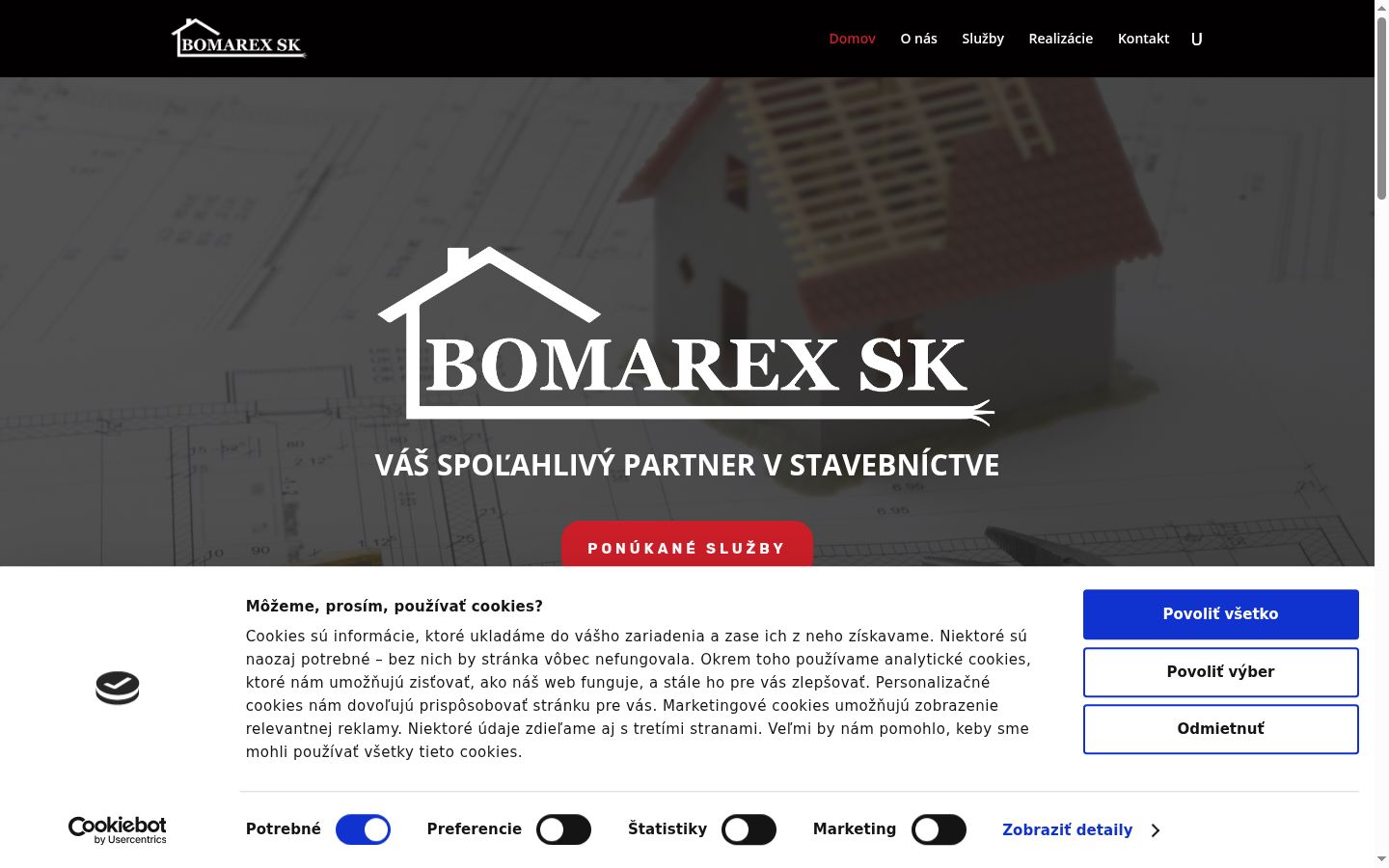 Screenshot tal-banner tal-kunsens muri qabel kwalunkwe interazzjoni
