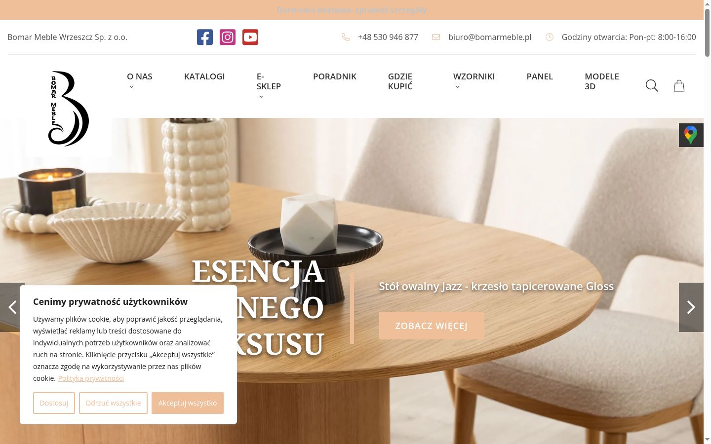 Screenshot tal-banner tal-kunsens muri qabel kwalunkwe interazzjoni