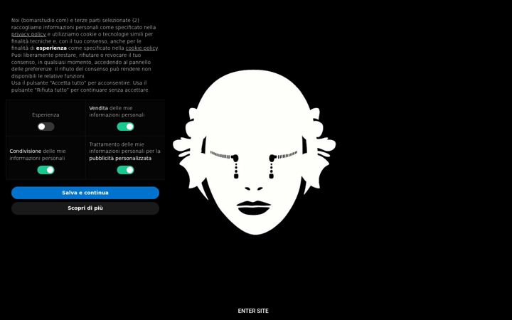 Screenshot of bomarstudio.com