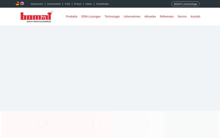 Screenshot ta' bomat.de