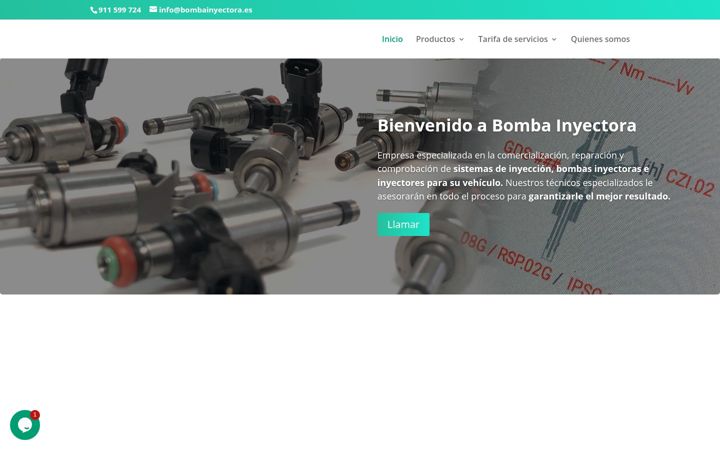Screenshot von bombainyectora.es