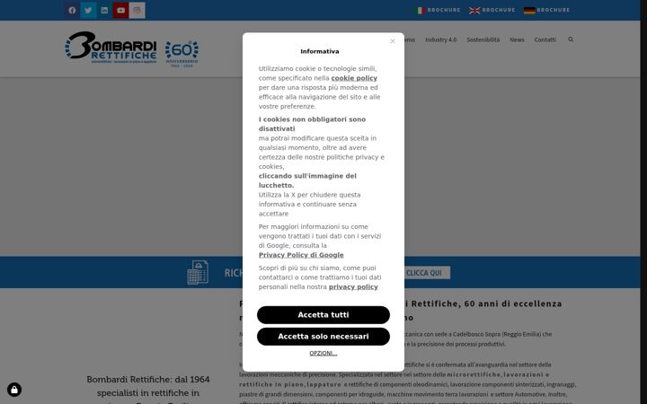 Screenshot ta' bombardi.it