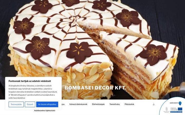 Screenshot von bombasei.hu