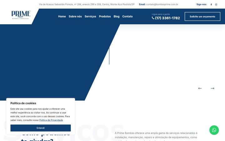 Screenshot von bombasprime.com.br