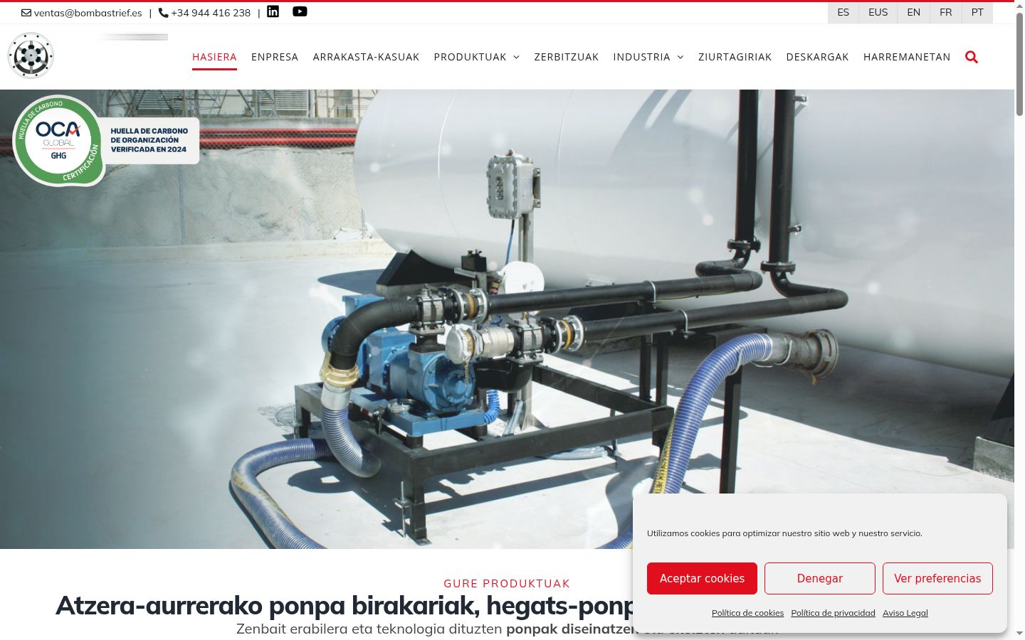 Posnetek zaslona pasice za privolitev, prikazane pred kakršno koli interakcijo