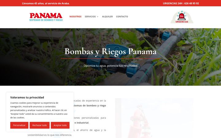 Captură de ecran a bombasyriegospanama.com