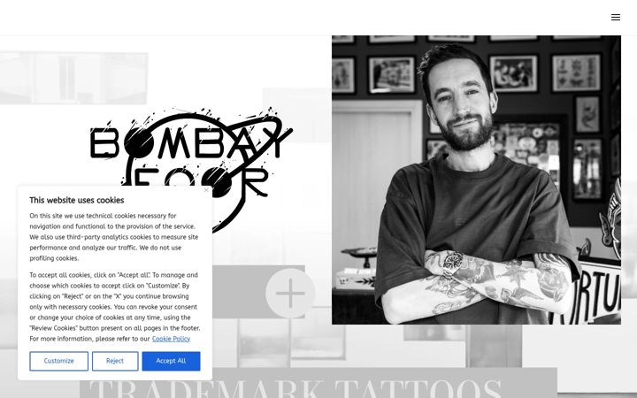 Captură de ecran a bombayfoor.com