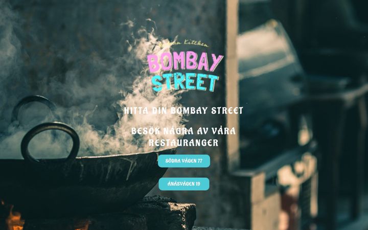 Screenshot of bombaystreet.se