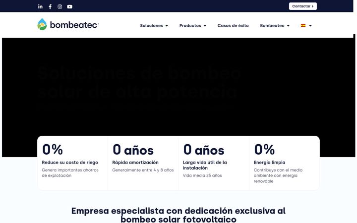 Screenshot von bombeatec.com