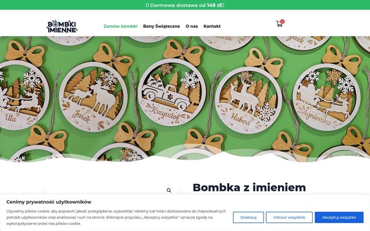 Képernyőkép: bombkiimienne.pl
