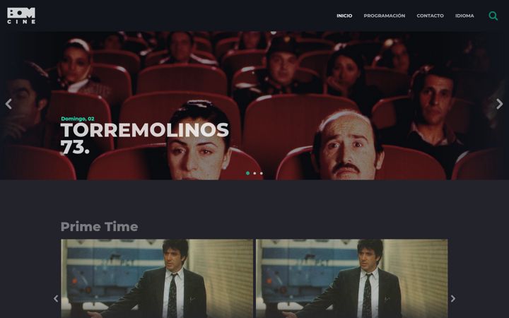 Screenshot ta' bomcine.com