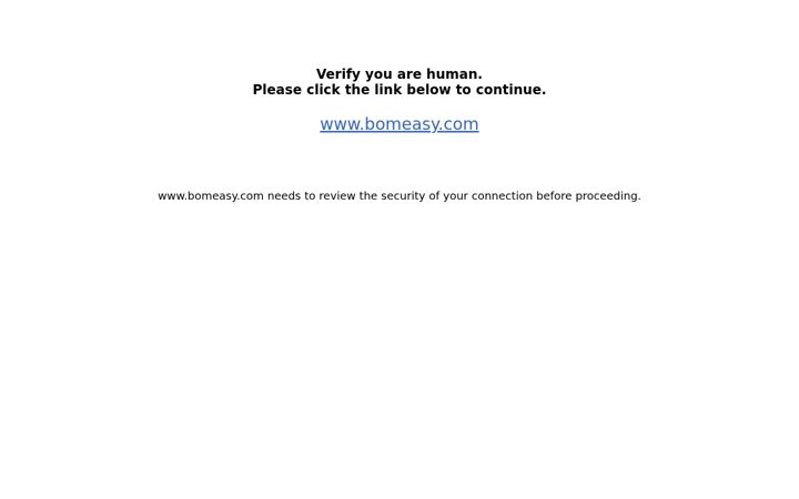 Screenshot of bomeasy.com