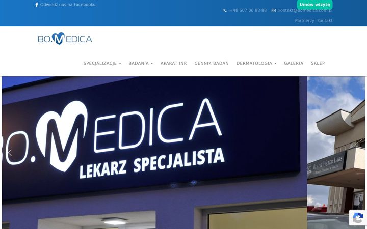 Screenshot of bomedica.com.pl