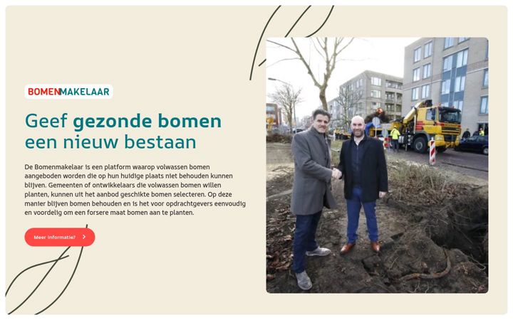 Screenshot of bomenmakelaar.nl