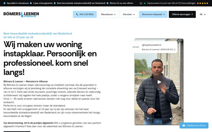 Screenshot von bomers-leenen.nl