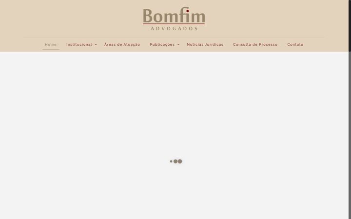 Screenshot of bomfimadvogados.com.br
