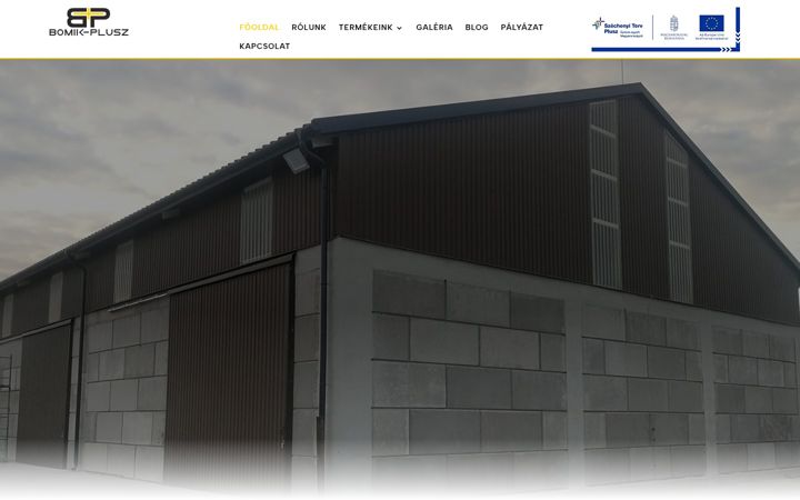 Screenshot of bomik-beton.hu