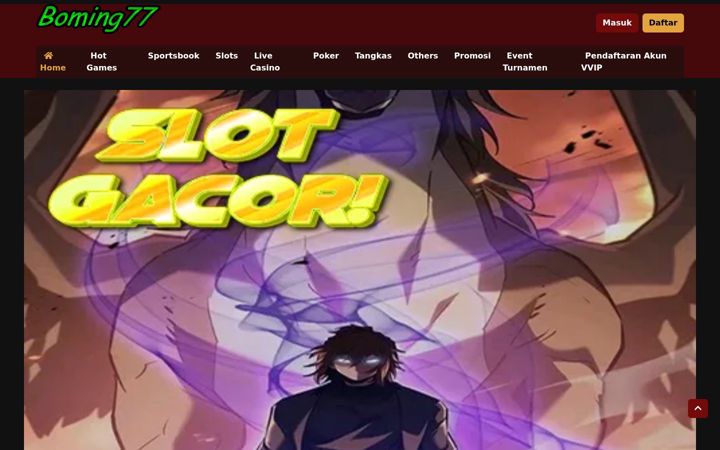 Screenshot of boming77.org
