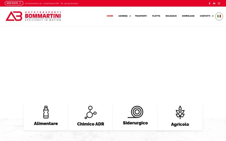 Screenshot of bommartini.it