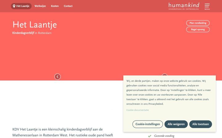 Screenshot of bommes.nl