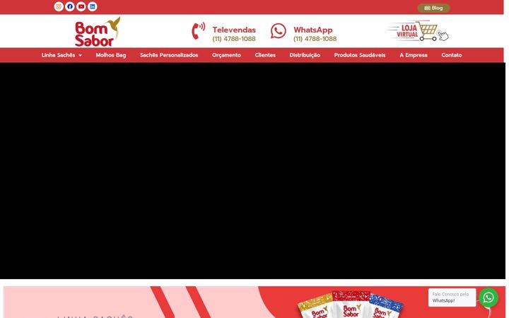 Screenshot van bomsabor.com.br