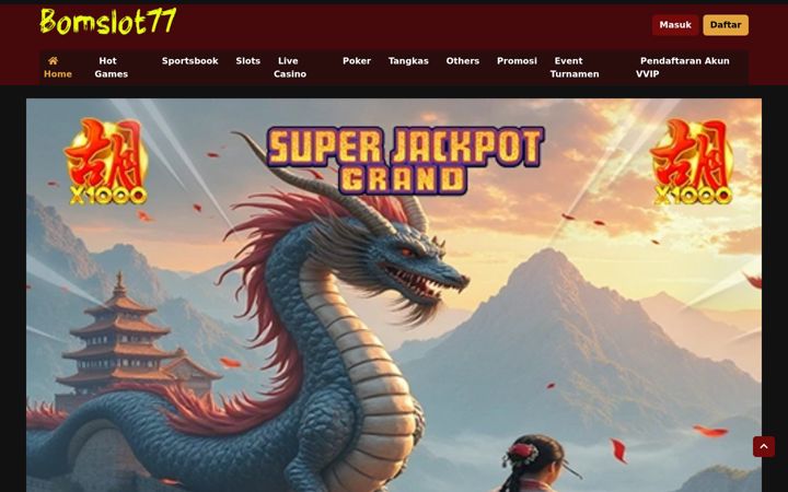 Skärmbild av bomslot77.net