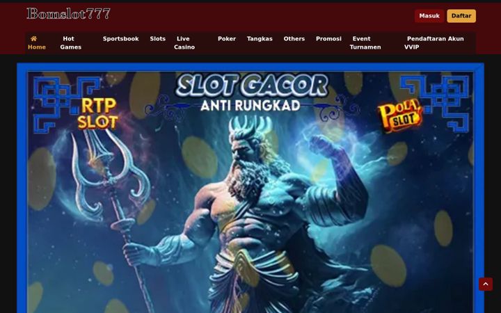 Screenshot of bomslot777.org