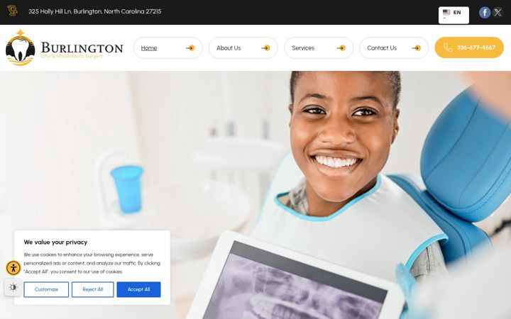Screenshot of bomsnc.com